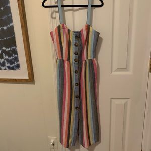 Abercrombie and Fitch Midi Button-Up Dress